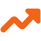 Graph-Arrow-Increase--Streamline-Core